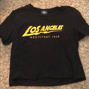 Cropped LA shirt